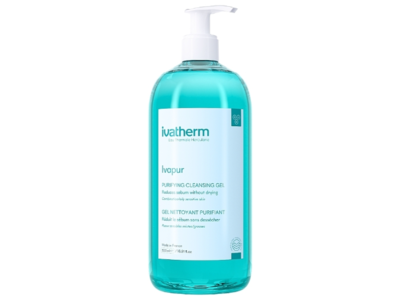 Ivatherm Ivapur Purifying Cleansing Gel, 16.91 fl oz/500 mL