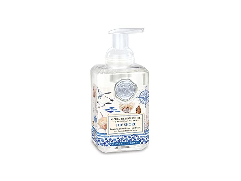 Michel Design Works Foaming Shea Butter Hand Soap, The Shore, 17.8 fl oz/530 mL