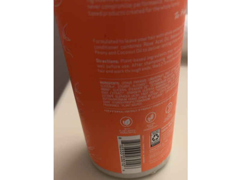 Renpure Pink Grapefruit Peony Conditioner, 24 fl oz/710 mL