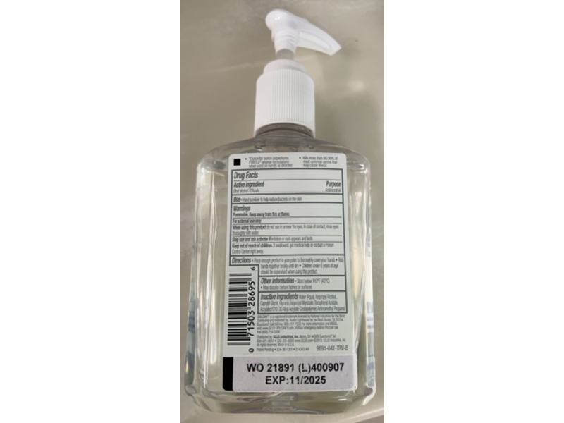 Purell Advanced Instant Hand Sanitizer, Refreshing Gel, 8 fl oz/236 mL