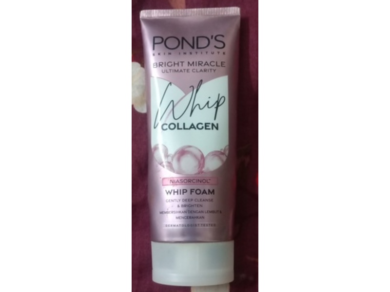 Pond's Bright Miracle Facial Whip Foam, Collagen, 100 g