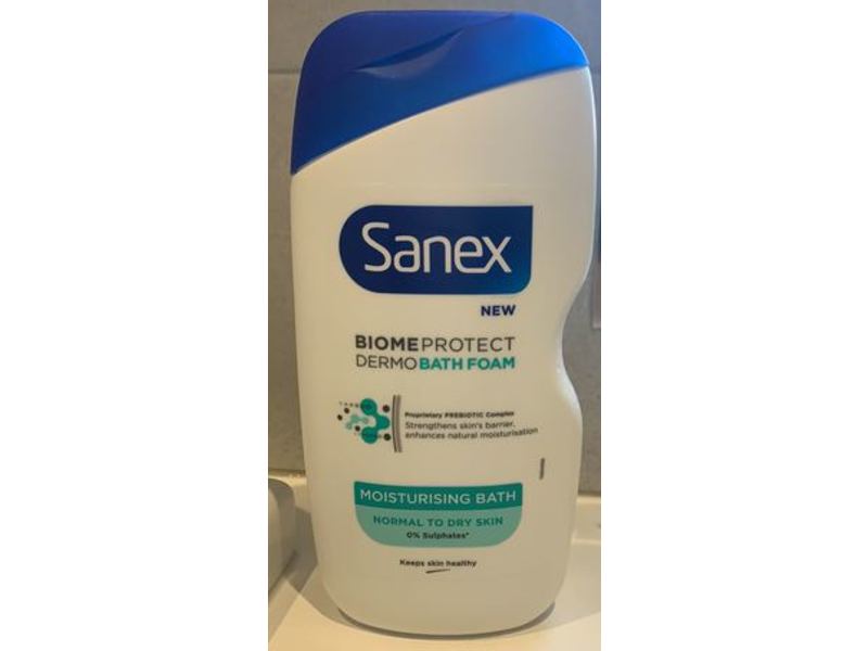 Sanex Biome Protect Dermo Moisturizing Bath Foam, 450 mL