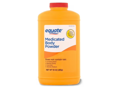 Equate Medicated Body Powder, 4 oz/113 g