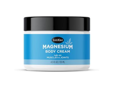 Shikai Magnesium Body Cream, 4.5 fl oz/135 mL