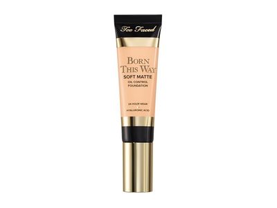 Too Faced Born This Way Soft Matte Foundation, 04 Almond, 1 fl oz/30 mL