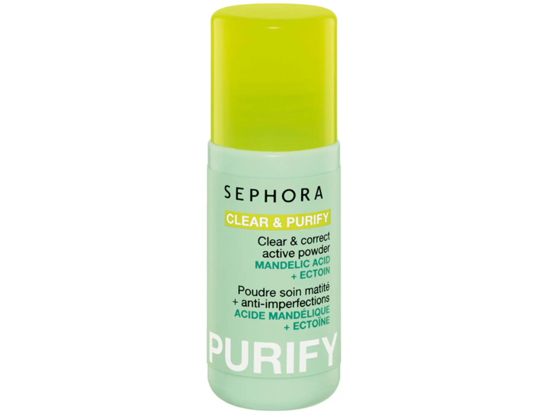 Sephora Collection Clear & Correct Active Powder, Clear & Purify, Mandelic Acid + Ectoin, 0.24 oz/7 g