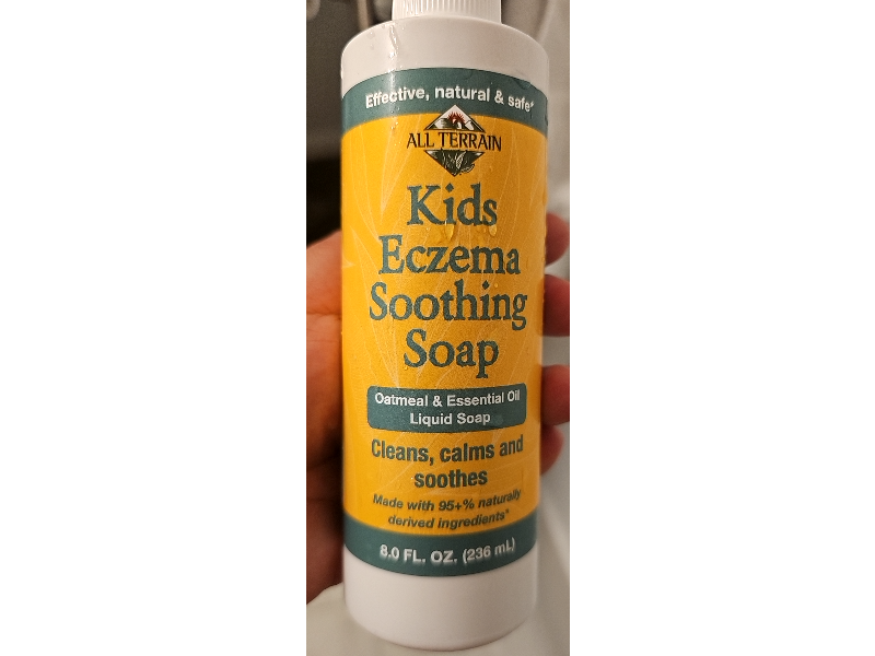 All Terrain Kids Eczema Soothing Liquid Soap, Oatmeal & Essential Oil, 8.0 fl oz/236 mL