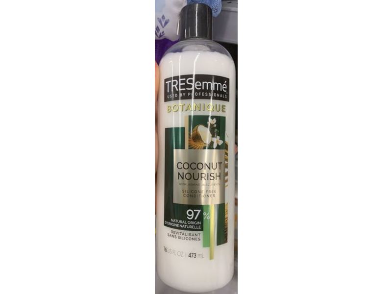 Tresemme Botanique Silicone Free Conditioner, Coconut Nourish, 16 fl oz/473 mL