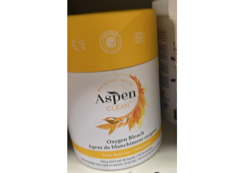 Aspen Clean Oxygen Bleach Powder & Stain Remover, 24.7 oz/700 g