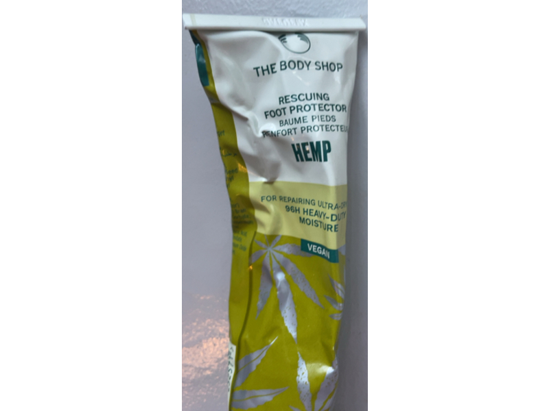 The Body Shop Rescuing Foot Protector, Hemp, 3.3 fl oz/100 mL