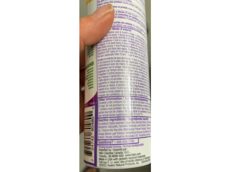 Alba Botanica Kids Sunscreen Spray, SPF 50+, 117 mL