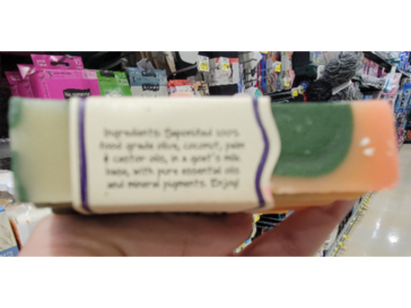 Indigo Wild Zum Bar Goat's Milk Soap,Lemongrass, 3 oz