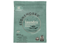 Grab Green Stone Works Laundry Detergent Pods, Fragrance Free Rain, 750 g, 50 Count - thumbnail 1