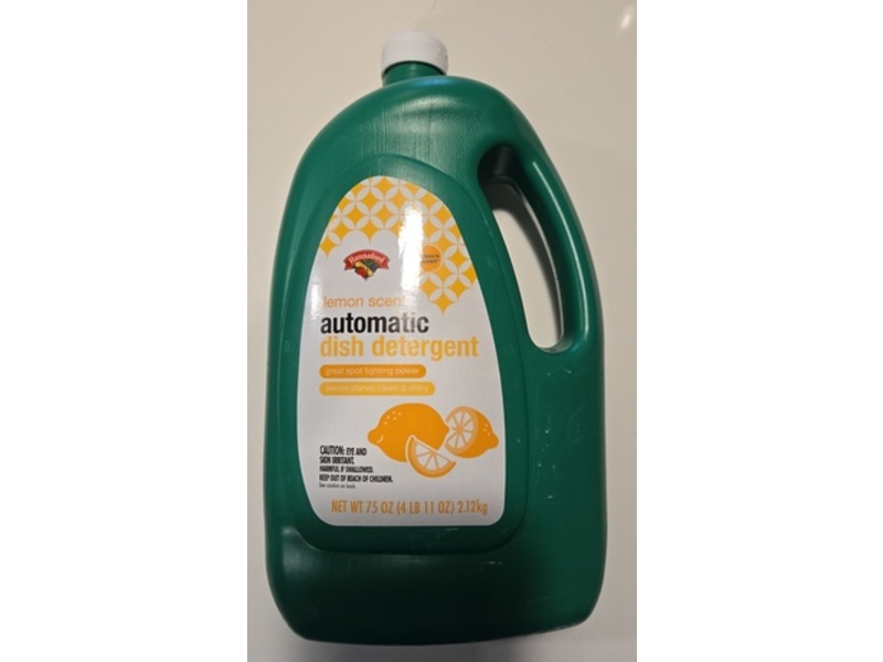 Hannaford Automatic Dish Detergent, Lemon, 75 oz