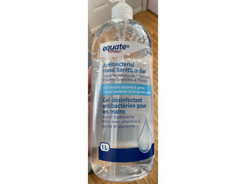 Equate Antibacterial Hand Sanitizer Gel, 1 L