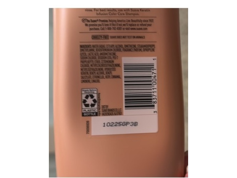 Suave Keratin Infusion Color Care Conditioner, 12.6 fl oz/373 mL