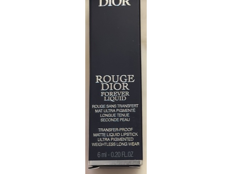 Dior Rouge Forever Liquid Matte Lipstick, Forever Dior, 0.20 fl oz/6 mL