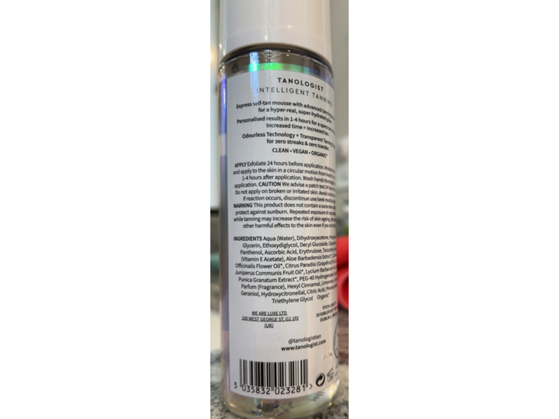 Tanologist Express Tan Self Tan Mousse, Medium, 6.76 fl oz/200 mL