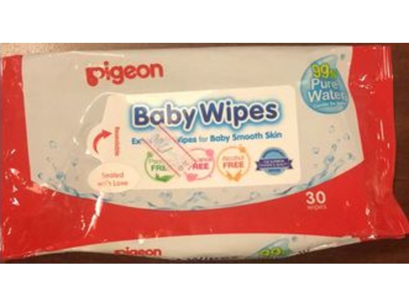 Pigeon Baby Wipes, 30 Count