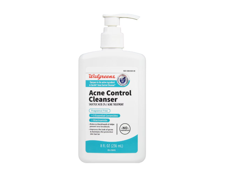 Walgreens Acne Control Cleanser, 8 fl oz/236 mL