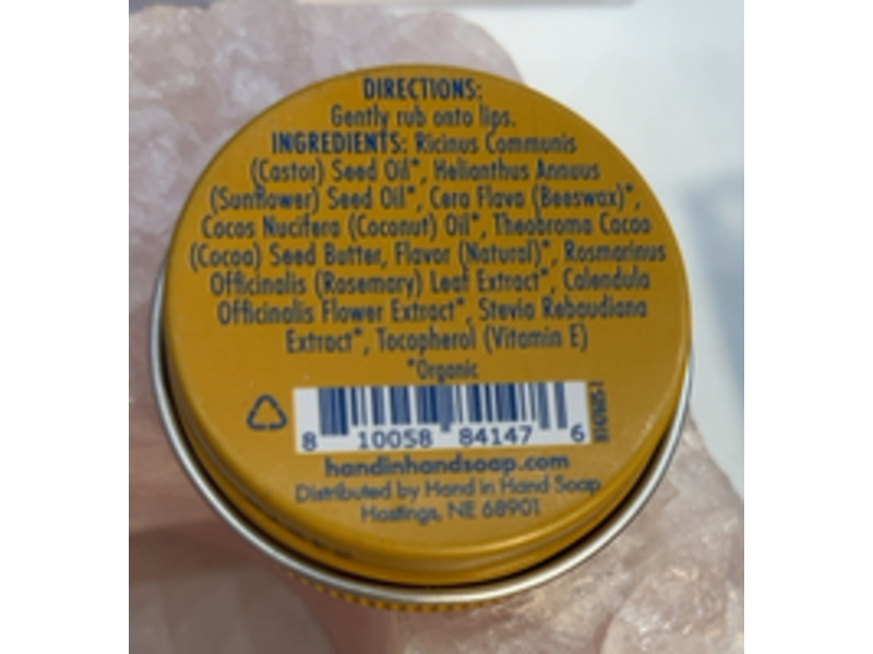 Hand In Hand Lip Balm, Toasted Almond, 0.4 oz/11 g