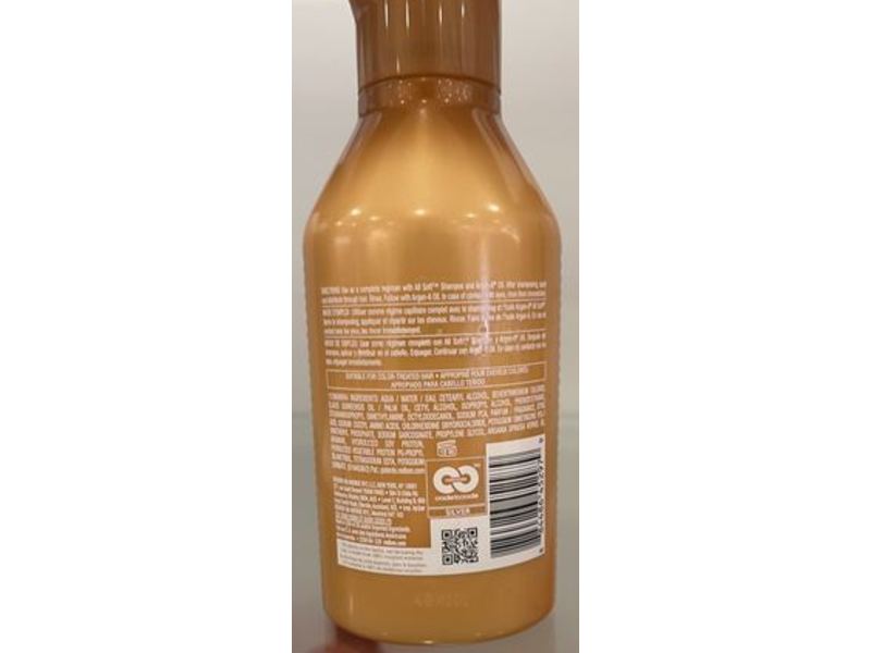 Redken All Soft Conditioner, Argan Oil, 10.1 fl oz/300 mL