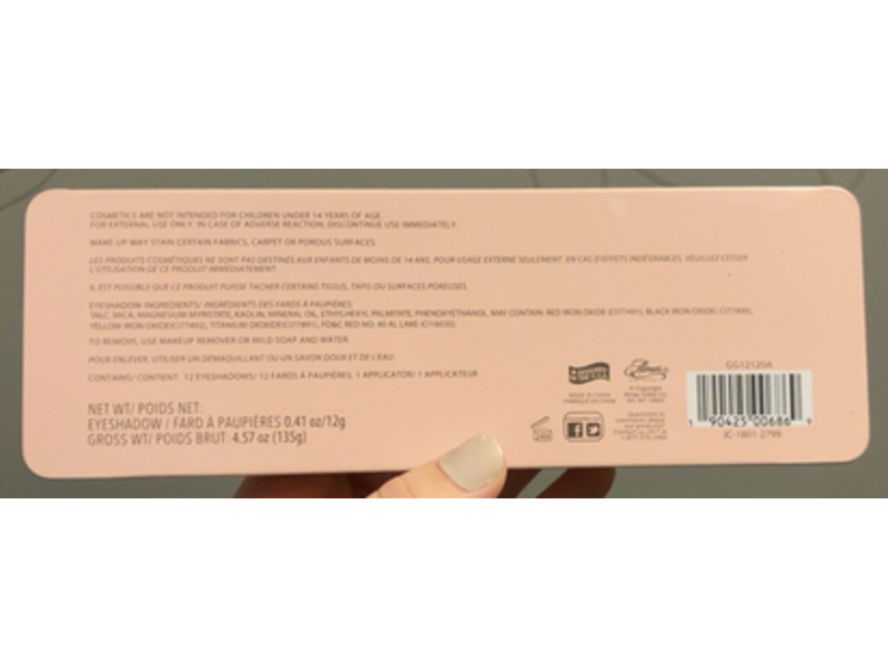 Color Story Eyeshadow Collection, Rose Champagne, 4.57 oz/135 g