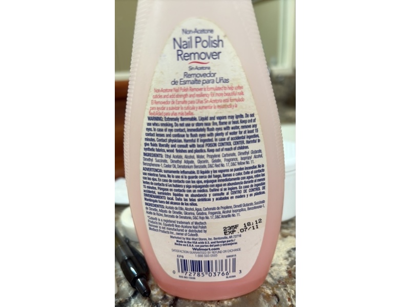 Equate Nail Polish Remover, 10 fl oz /295 mL