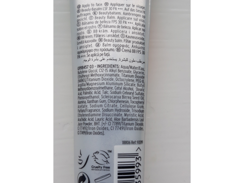 The Body Shop Fresh Nude Tinted Beauty Balm, Medium 03, 0.84 fl oz/25 mL