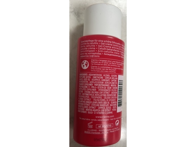 Clarins Paris Body Fit Anti-Cellulite Contouring Expert, 3.4 oz/100 mL