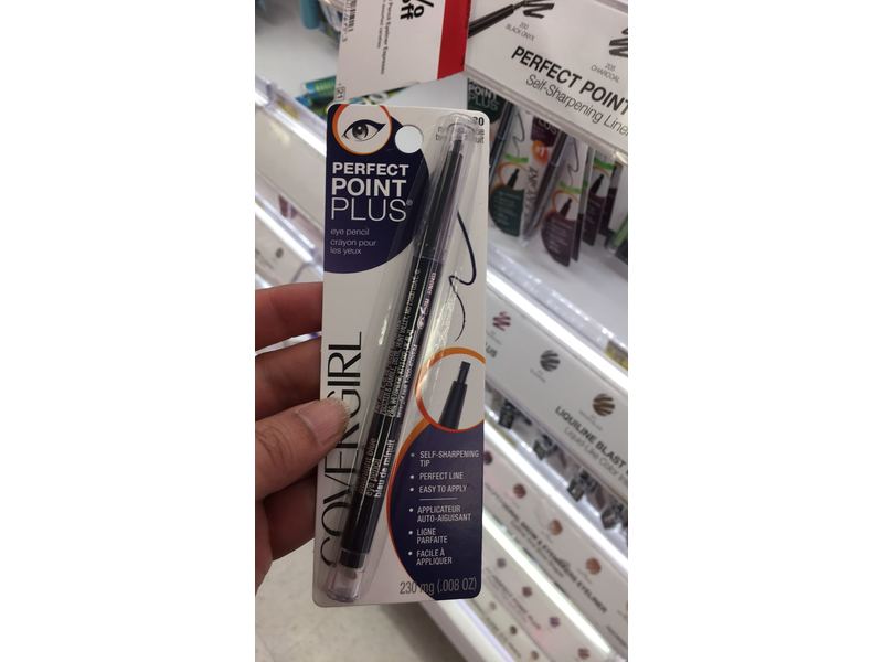 CoverGirl Perfect Point Plus Eye Pencil, 220 Midnight Blue, 0.008 oz/0.23 g