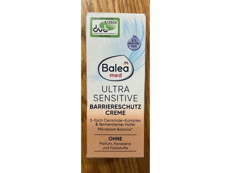 dm Balea Med Ultra Sensitive Barrier Protection Cream, 50 mL