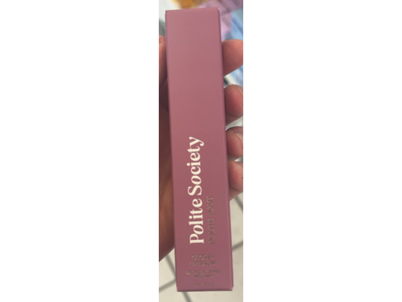 Polite Society Pout Glossy Lip Balm, Bumbleberry, 0.5 oz/15 g