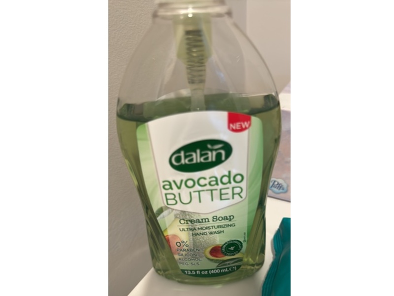 Dalan Avocado Butter Cream Soap Ultra Moisturizing Hand Wash, 13.5 fl oz/400 mL