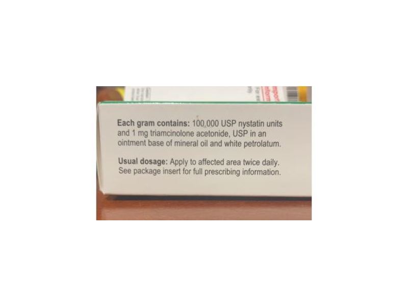 Nystatin And Triamcinolone Acetonide Ointment USP, 30 g, Viona Pharmaceuticals (RX)