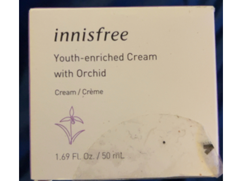 Innisfree Youth Enriched Cream, Orchid Moisturizer, 1.69 fl oz/50 mL