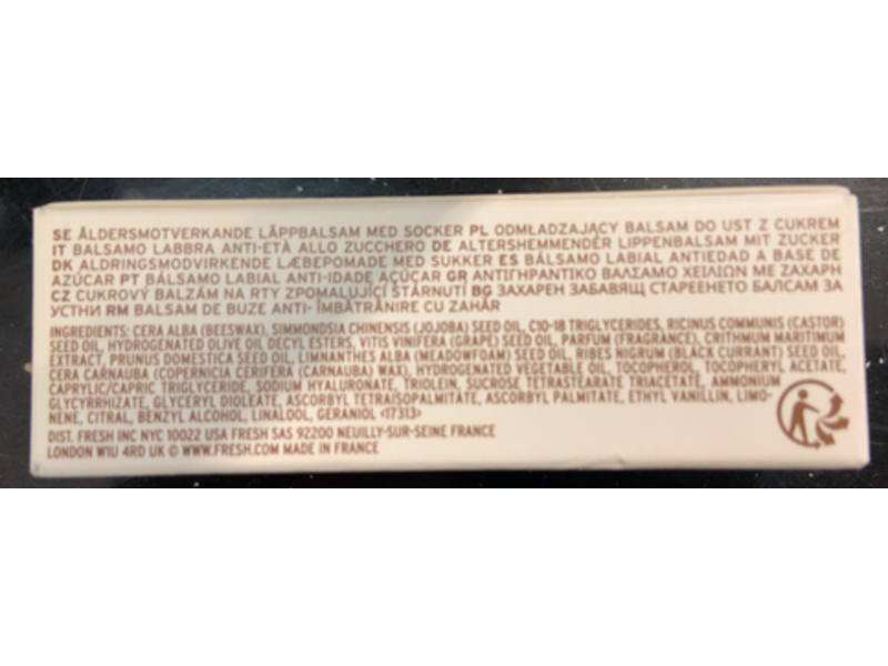 Fresh Sugar Advanced Therapy Lip Treatment, 0.15 oz/4.3 g