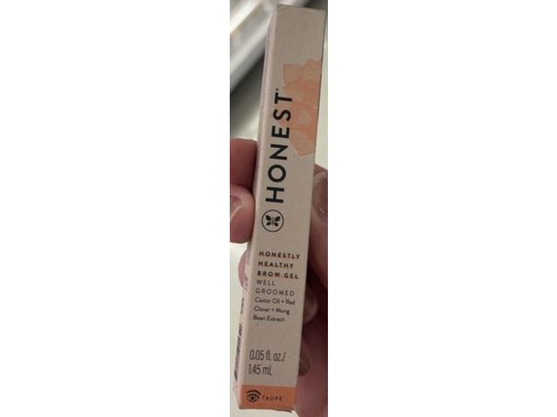 Honest Beauty Healthy Brow Gel, Taupe, 0.05 fl oz/1.45 mL