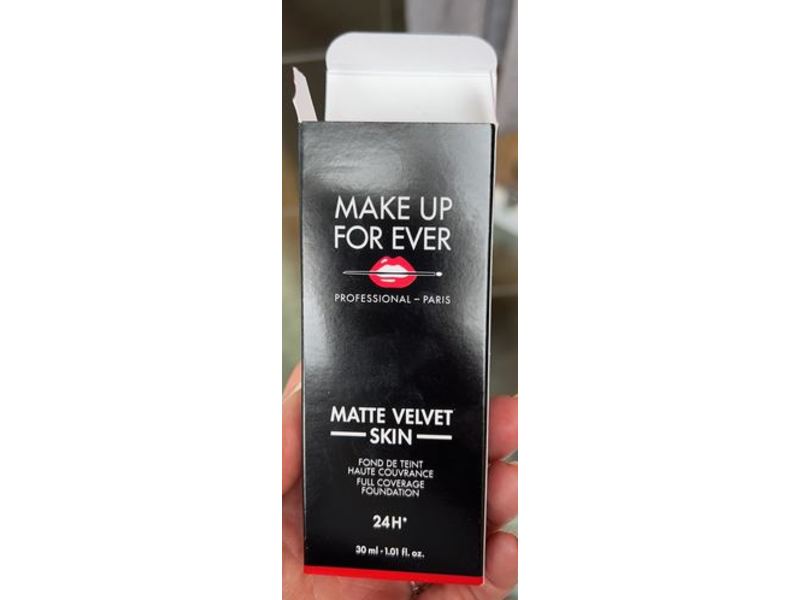 Make Up For Ever Matte Velvet Skin Full Coverage Foundation, Y235 - Ivory Beige, 1.01 fl oz/30 mL