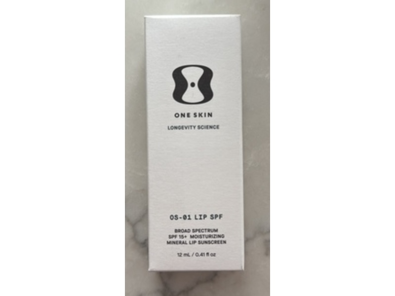One Skin OS-01 Lip Moisturizing Sunscreen, SPF 15+, 0.41 oz/12 mL