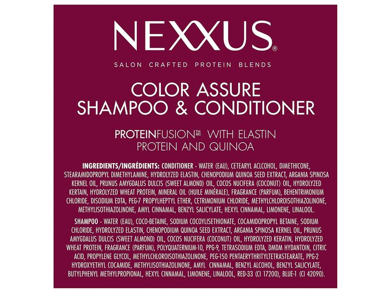 Nexxus Color Assure Shampoo & Conditioner Set, 33.8 fl oz/1 L