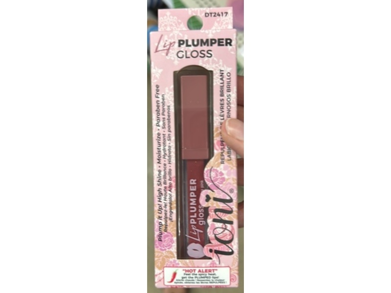 Ioni Lip Plumper Gloss, Carmina Pink, 0.15 fl oz/4.5 mL
