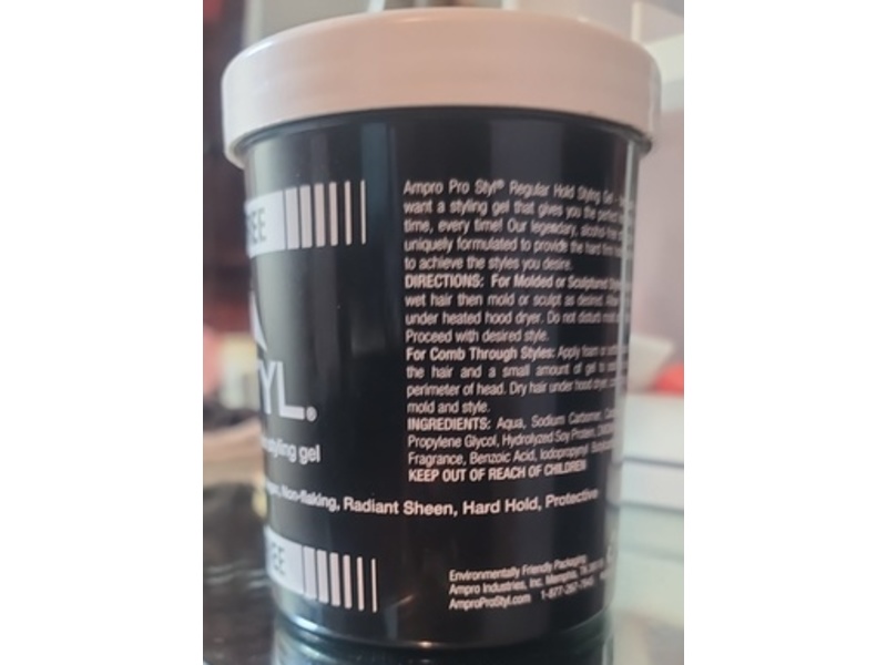 Ampro Pro Styl Protein Styling Gel, Regular Hold, 18 oz/511 g