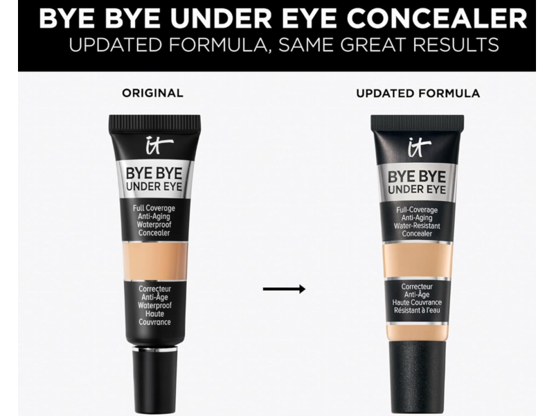 It Cosmetics Bye Bye Under Eye Full Coverage Concealer, 23.5 Medium Amber, 0.40 oz/12 mL