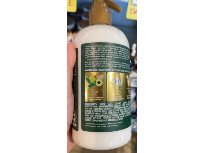 SheaMoisture Bond Repair Conditioner, Amla Oil, 13 fl oz/384 mL