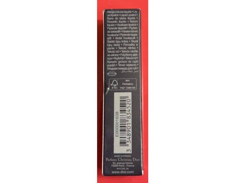 Dior Rouge Dior On Stage Ink Liquid Lipstick, Nude Pulse, 0.20 fl oz/6 mL