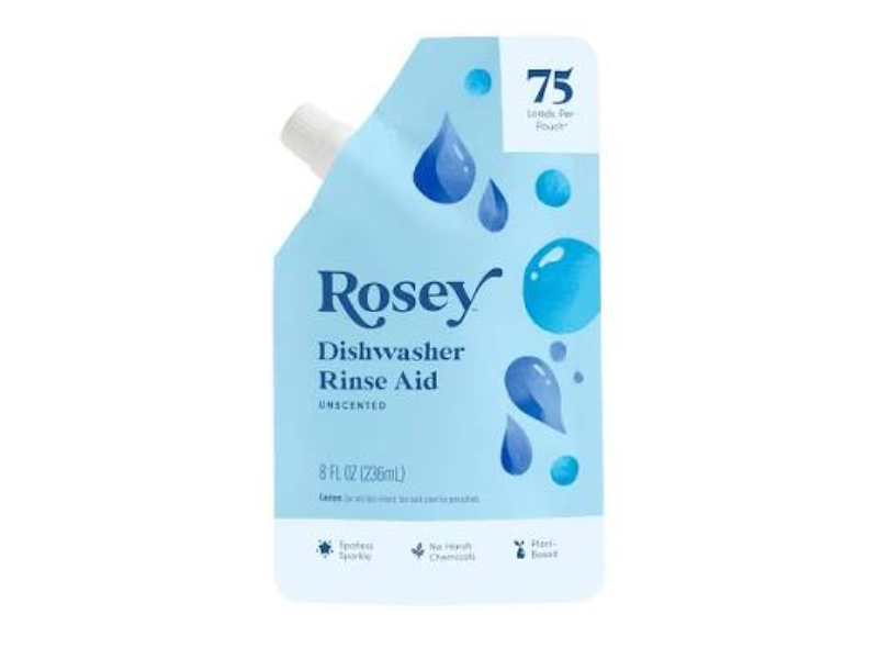 Thrive Market Posay Dishwasher Rinse Aid, Unscented, 75 Loads, 8 fl oz/236 mL