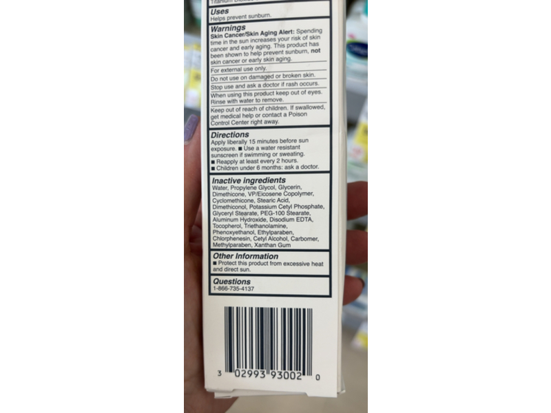 Cetaphil Daily Facial Moisturizer Sunscreen, SPF 50, 1.7 fl oz/50 mL, Pack Of 2