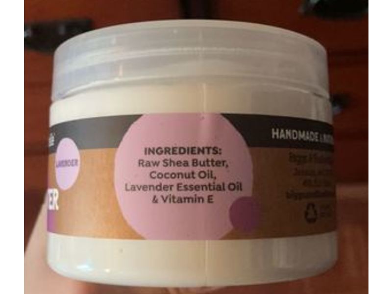 Biggs & Featherbelle Whipped Shea Butter, Lavender, 4 oz/113 g