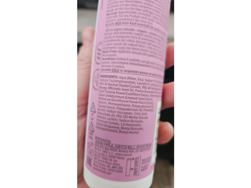 Paul Mitchell Clean Beauty Color Protect Shampoo, 8.5 fl oz/250mL